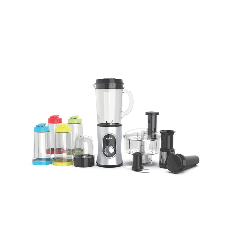 BL268ABCEF-21PCS مخلوط کن چندکاره پروتبل، اسموتی ساز با غذاساز، برش، خرد کن و آسیاب، دستگاه آبمیوه گیری