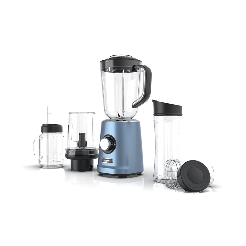 مخلوط کن BL565ABE-P، اسموتی ساز چند منظوره 1.0 لیتری و یخ شکن، با مینی مخلوط کن قابل حمل 600 میلی لیتری و غذاساز برای آبمیوه گیری